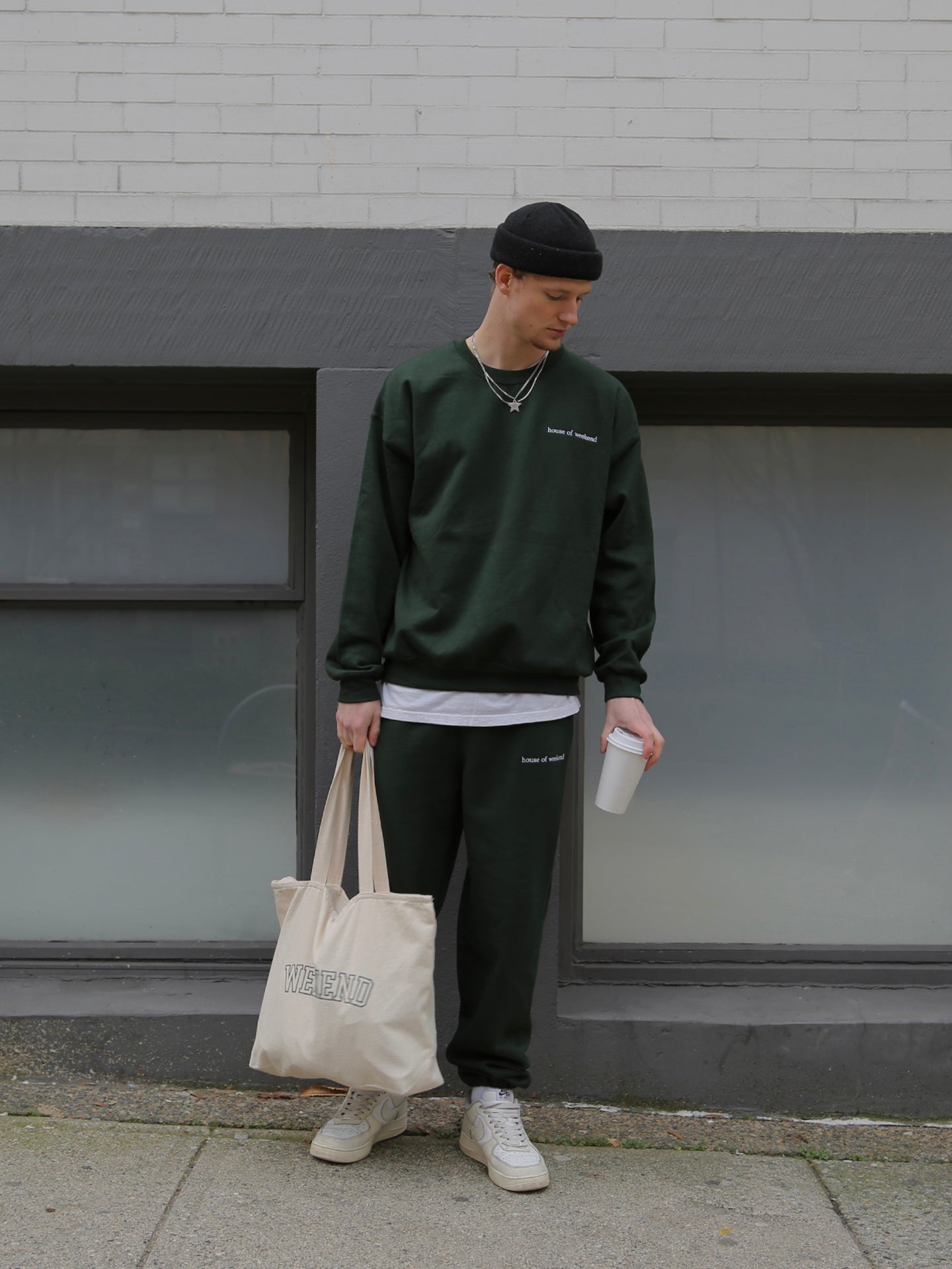House of Weekend Sweatshirt in Forest