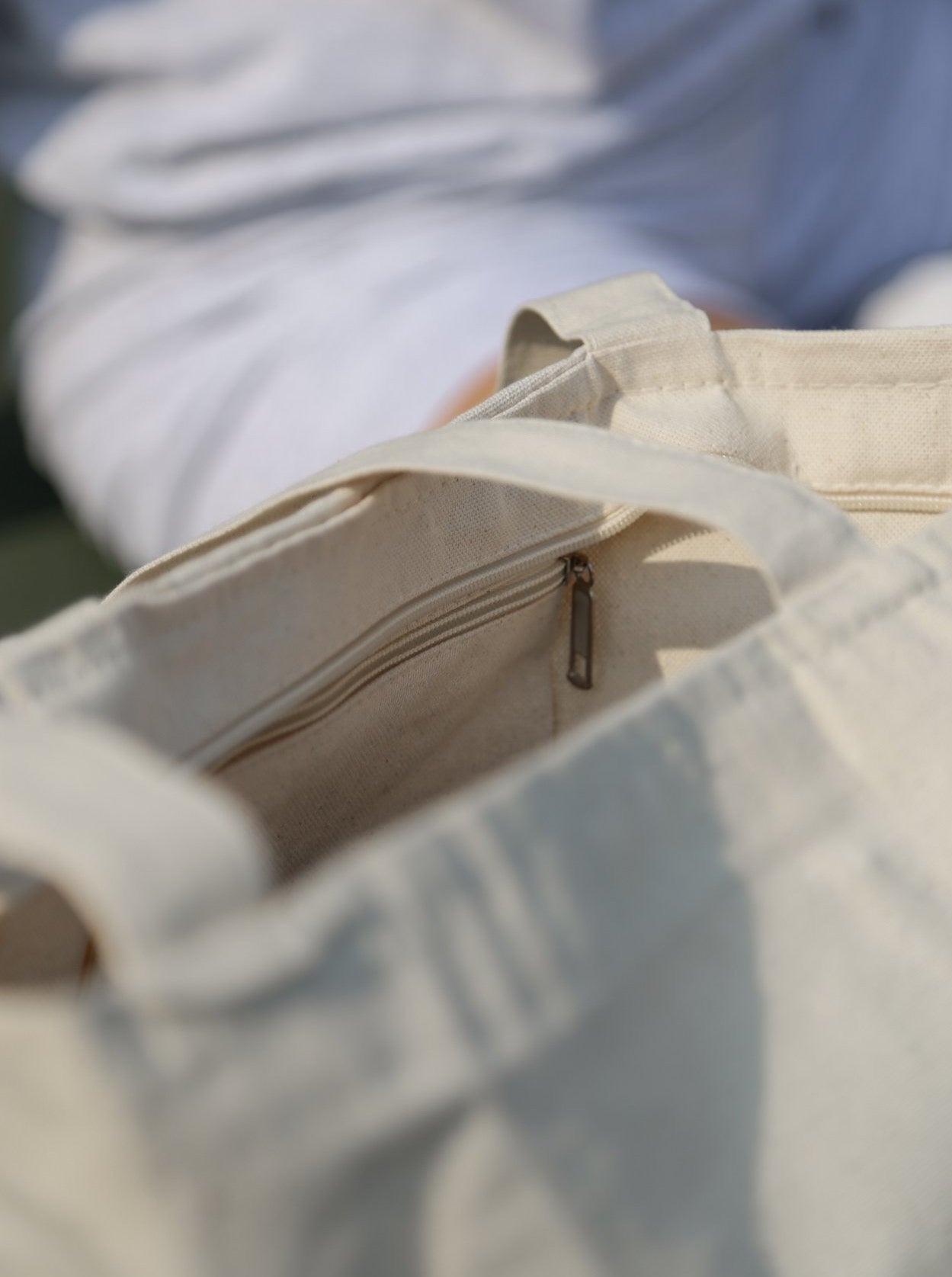 Leisure Club Oversized Tote in Natural