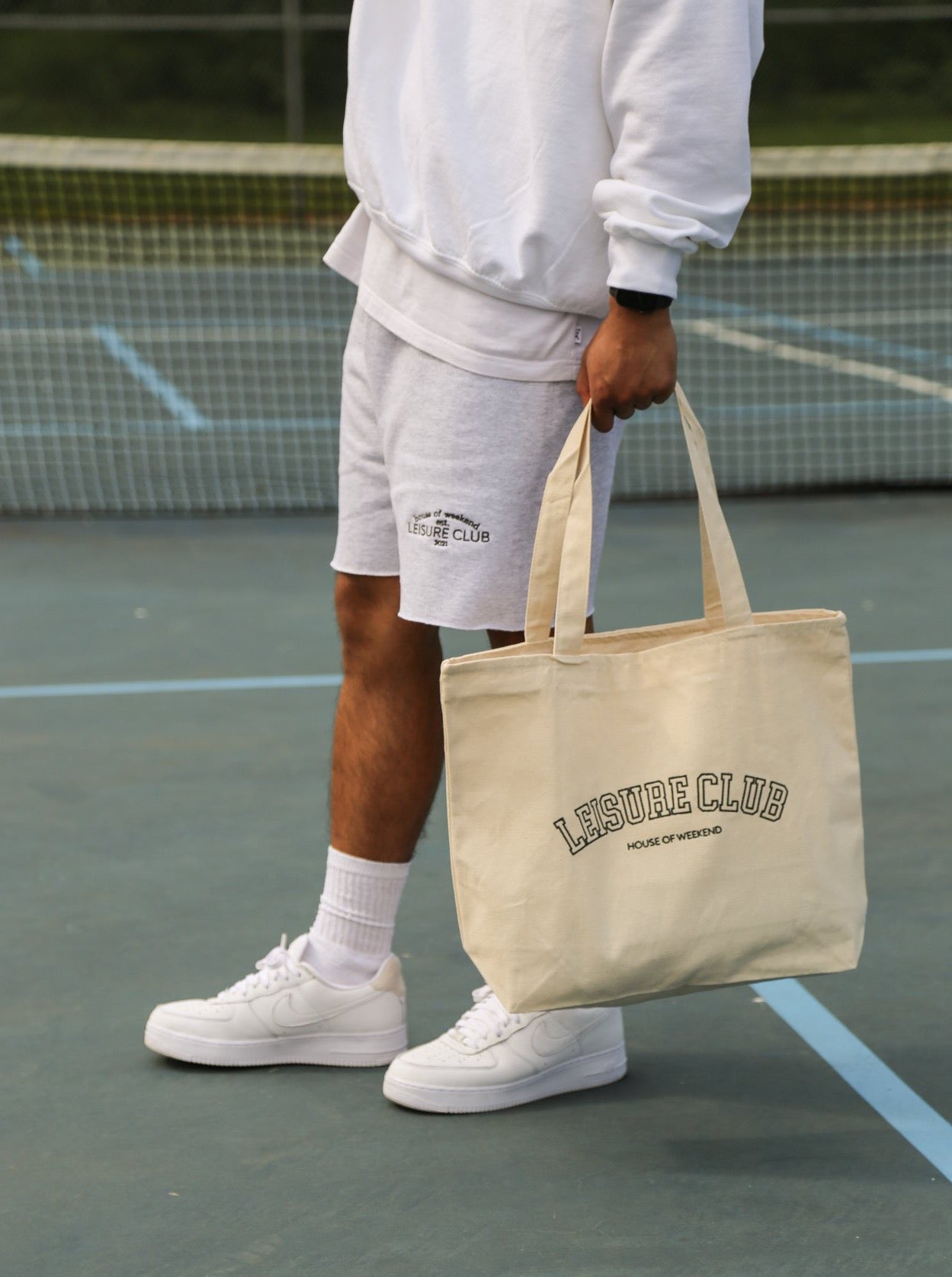 Leisure Club Oversized Tote in Natural