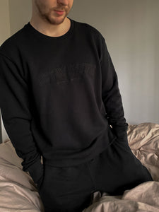 Out of Office Crewneck in Black