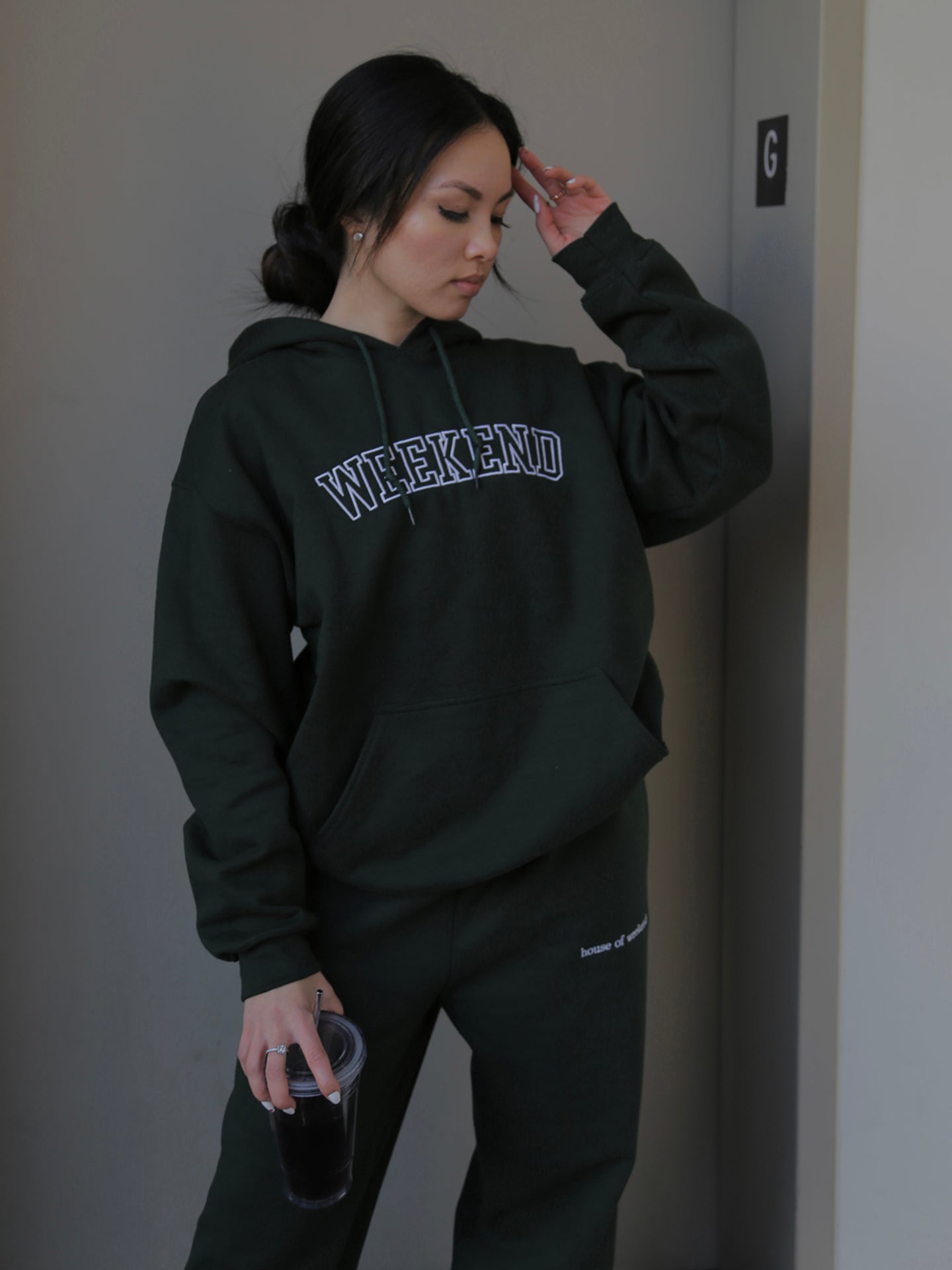 Weekend Hoodie in Forest