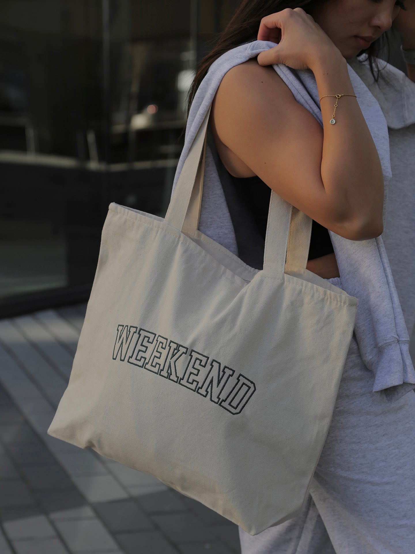 Weekend Oversized Tote in Natural