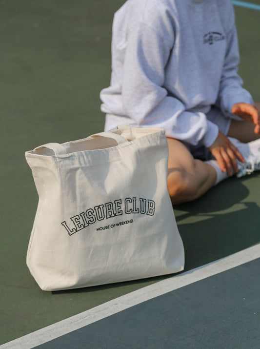 Leisure Club Oversized Tote in Natural