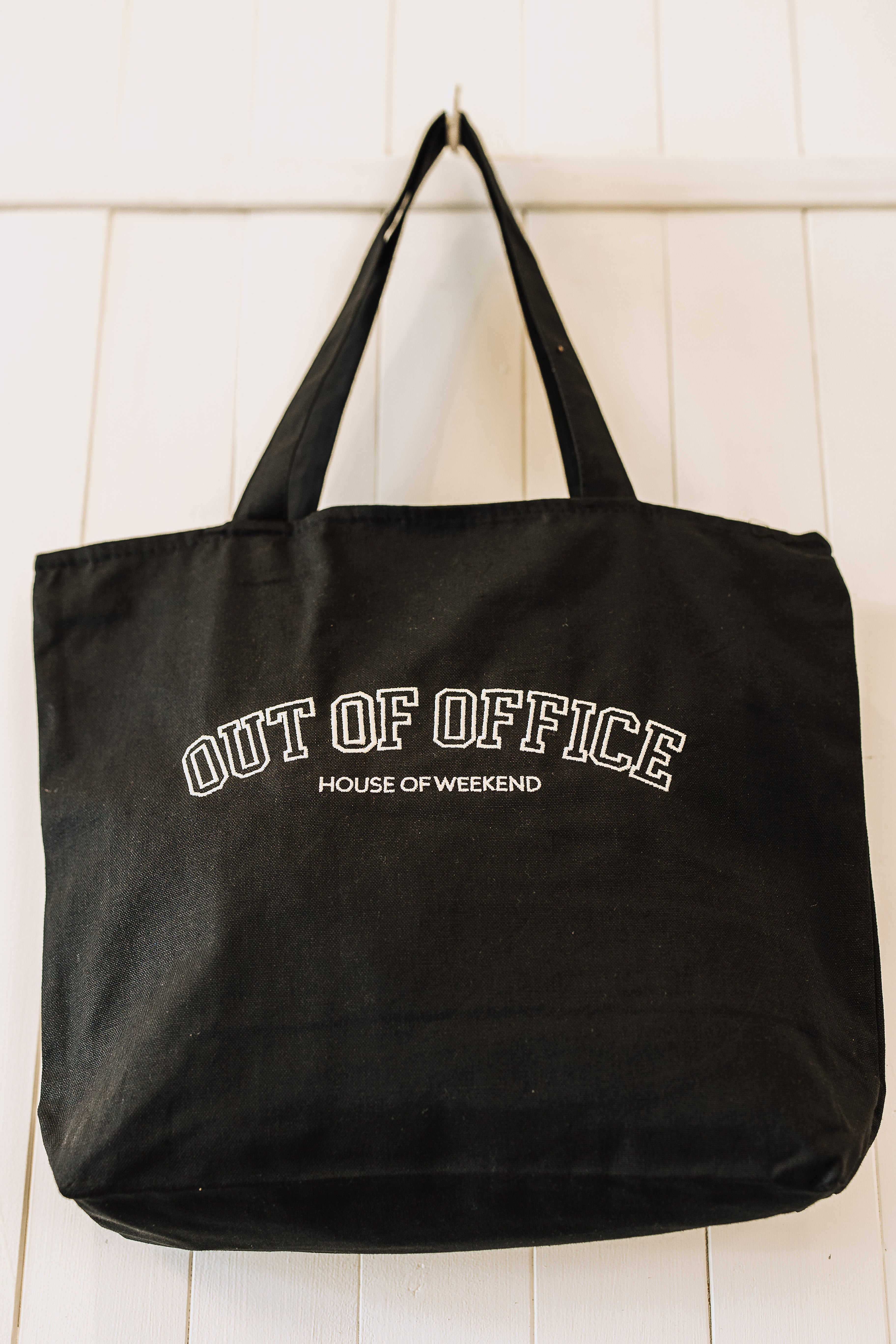 Out of Office Oversized Tote in Black