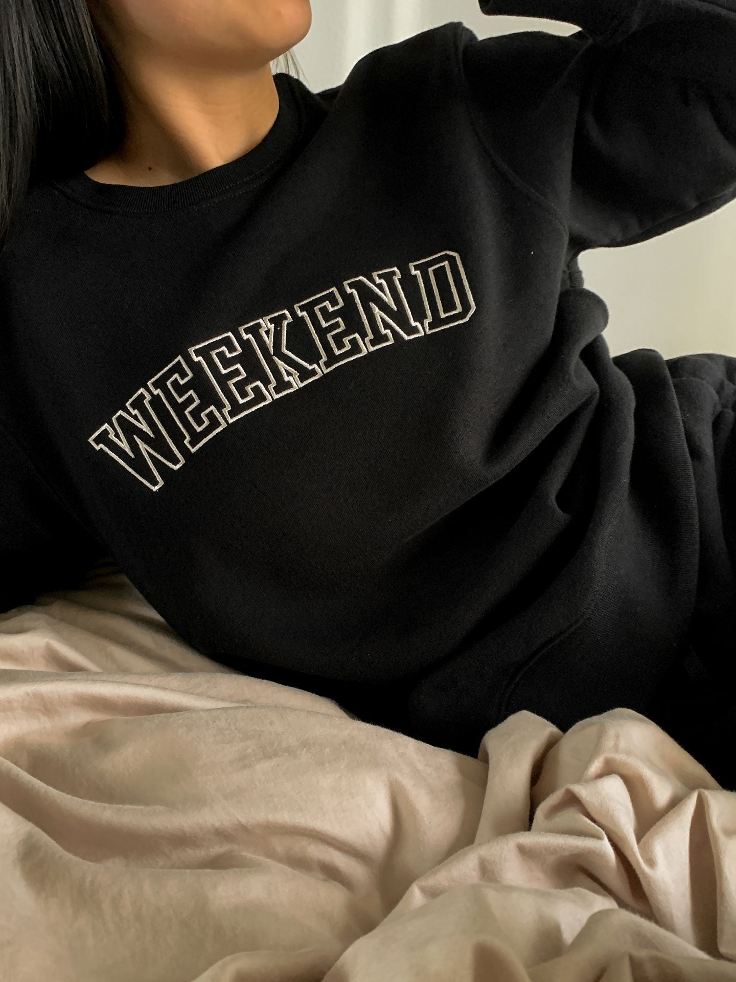 Weekend Crewneck in Black